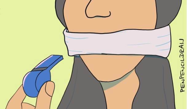 कॉरपोरेट जगत में व्हिसलब्लोअर की दयनीय स्थिति The pitiable condition of whistleblowers in the corporate world