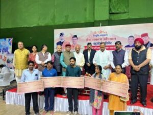 सेवा संकल्प अभियान के अंतर्गत आयोजित किया गया शिविर